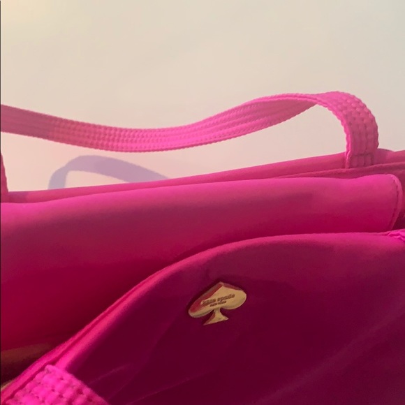 NWOT Kate Spade Pink Nylon Handbag - Picture 6 of 6